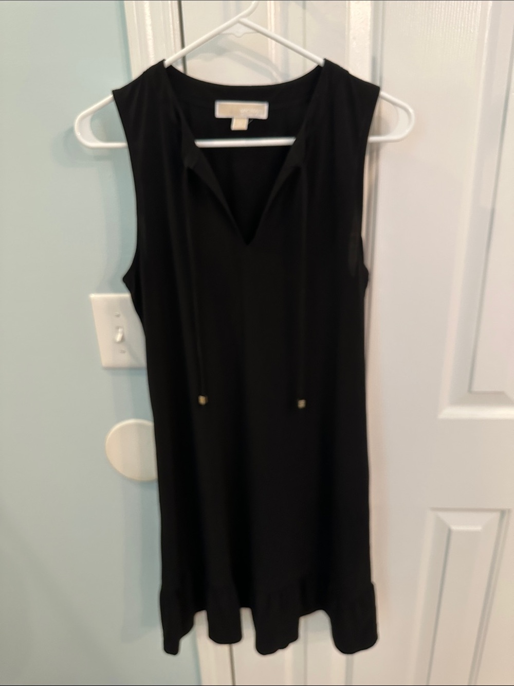 Michael Kors Sleeveless Black Dress